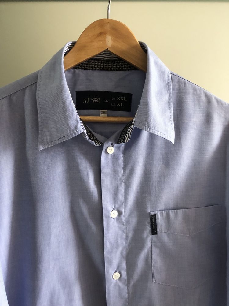 Оригінальна чоловіча сорочка armani jeans XL-XXL