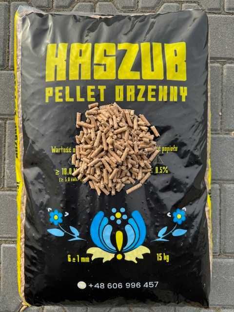 CENA LETNIA Pellet KASZUB A1 100% Sosna. Super jakość = dobra cena!!!