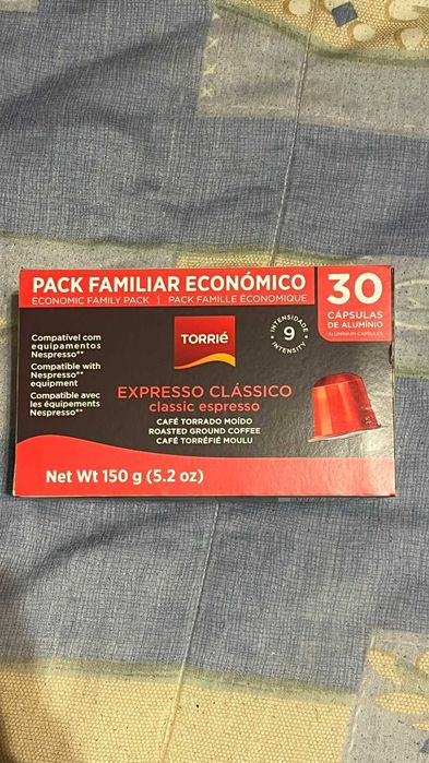 Cápsulas Torrié Expresso Clássico - Nespresso (Alumínio) – 30 unid.