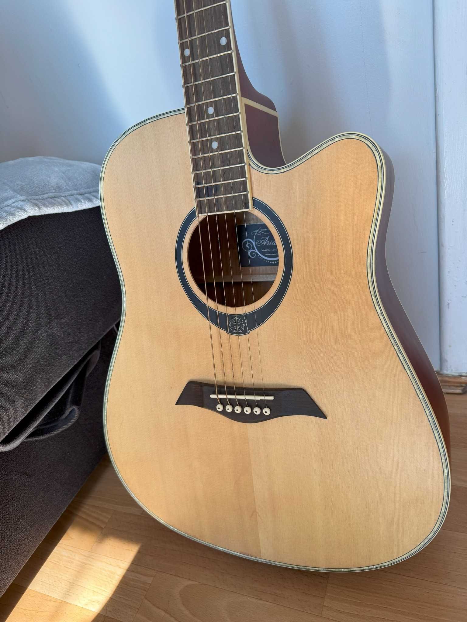 Gitara akustyczna Ariana L806 + pokrowiec | Stan idealny