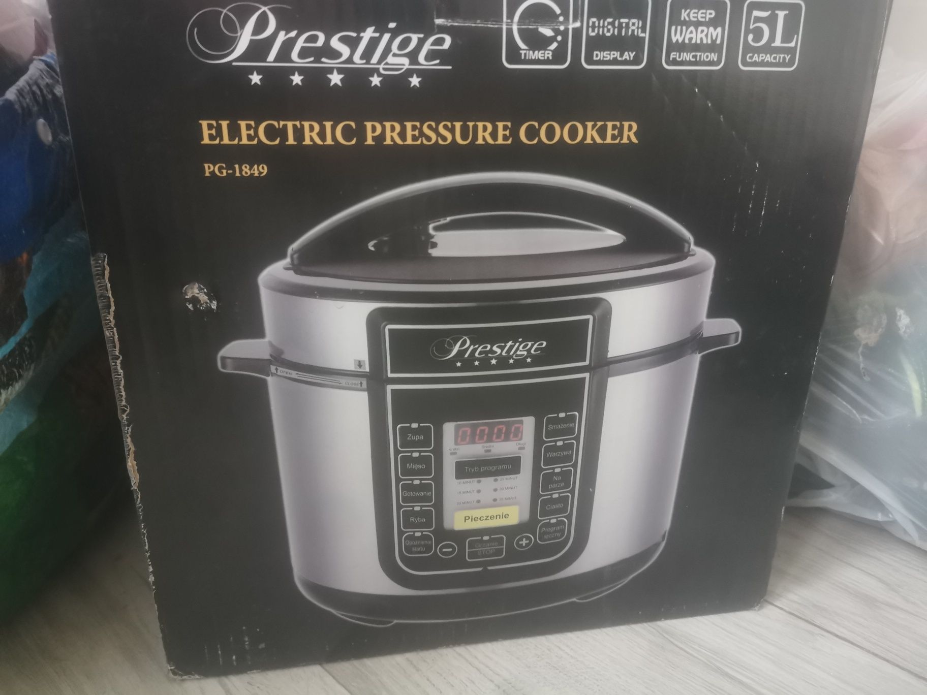 Multiwar cooker prestige elektryczny garnek 5 litrów