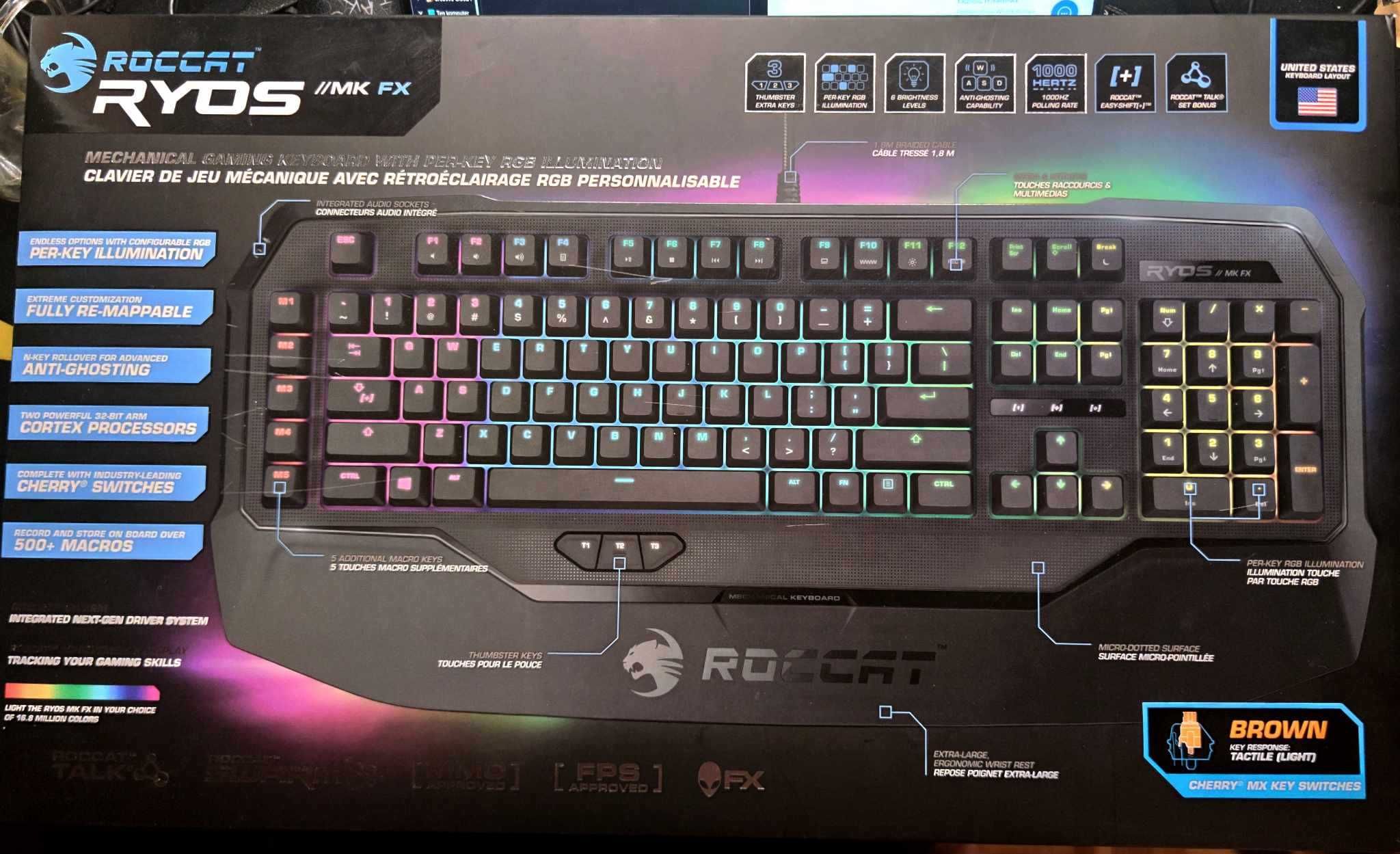 Roccat Ryos MK FX RGB (MX Cherry Brown)