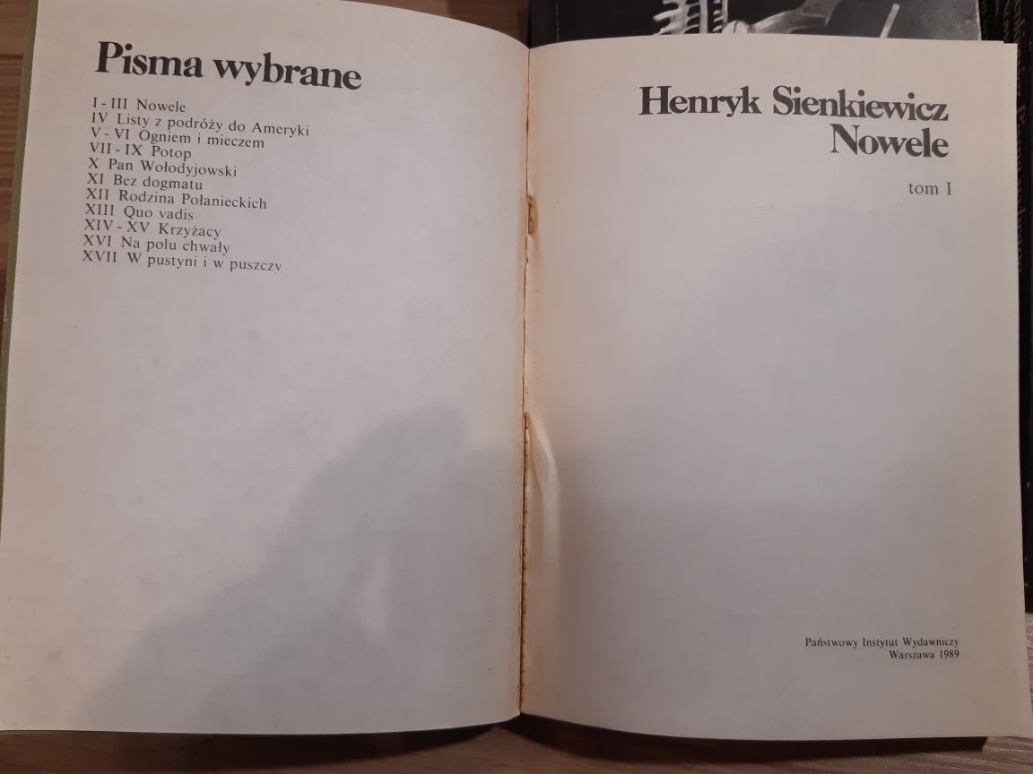 Henryk Sienkiewicz - Pisma wybrane 10 tomów