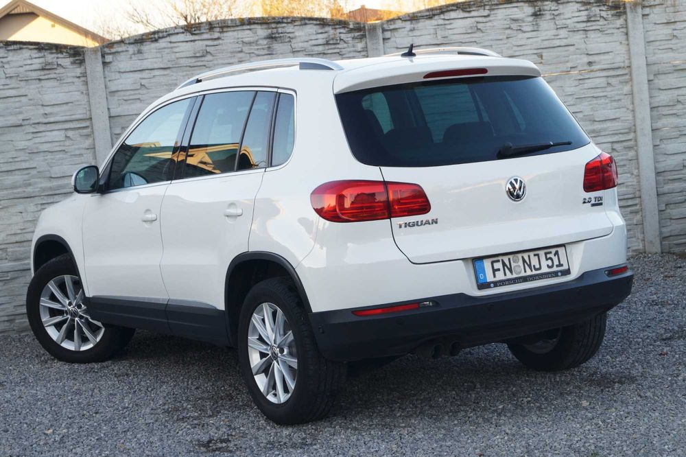 VW TIGUAN 2012r 2.0 TDI 140km 4x4 Ledy Bi-Xenon Nawigacja Panoramadach