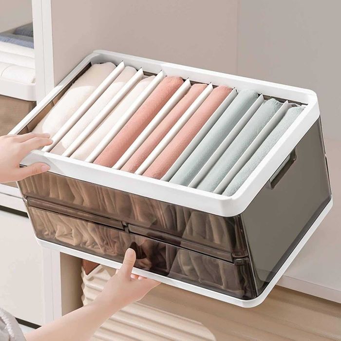 Składane pojemniki do przechowywania ubrań 3 SZTUKI W KOMPLECIE