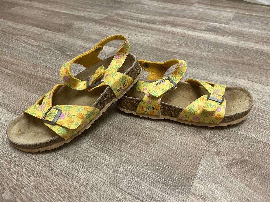 сандалі super fit на пробковій подошві 34 р