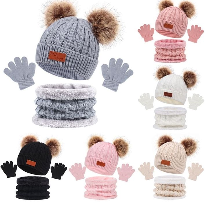 Дитячий набір, шапочка,шарф та руковички