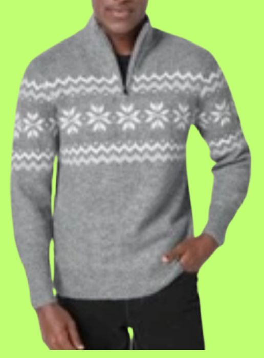 Sweter męski nowy zimowy ciepły