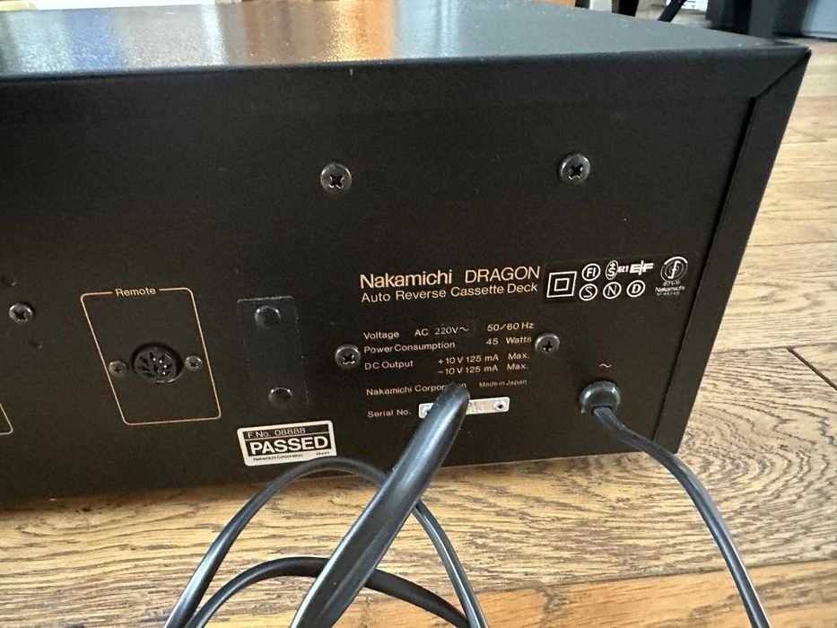 Nakamichi Dragon first owner like new MANUAL
