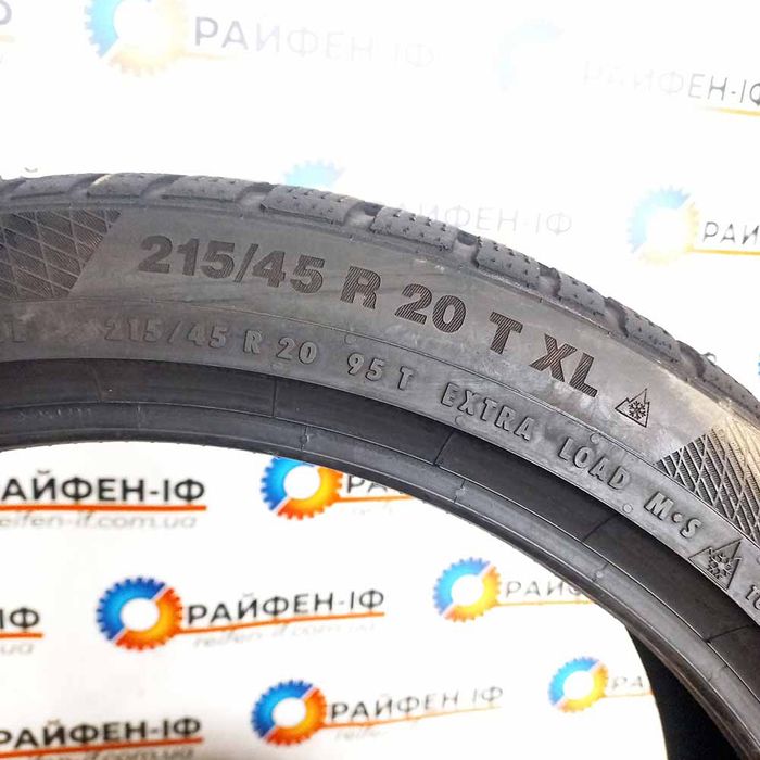 215/45 R20 Continental WinterContact ts850p б/у шини 2шт * 2501057