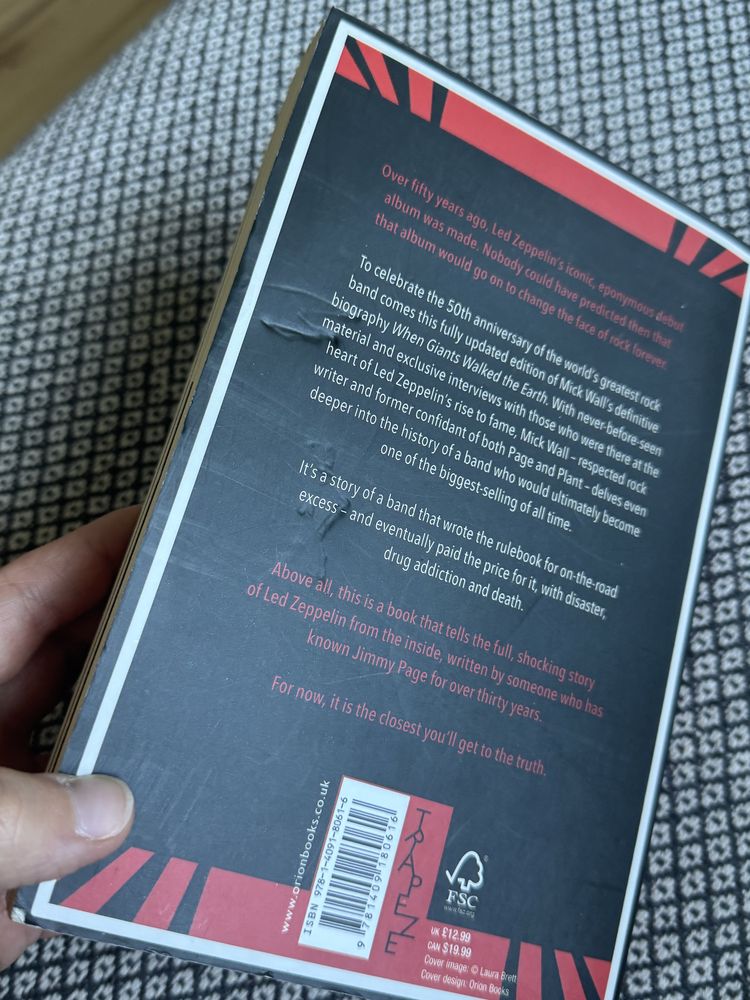 Książka Led Zeppelin po angielsku