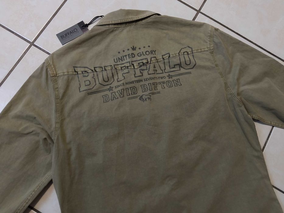 BUFFALO by D. Bitton USA - NOWA! z LOGO i Metkami Koszula Męska - M