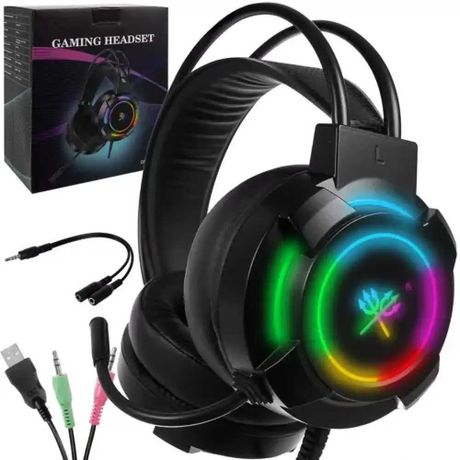 Słuchawki Gamingowe DUNMOON RGB Z Mikrofonem