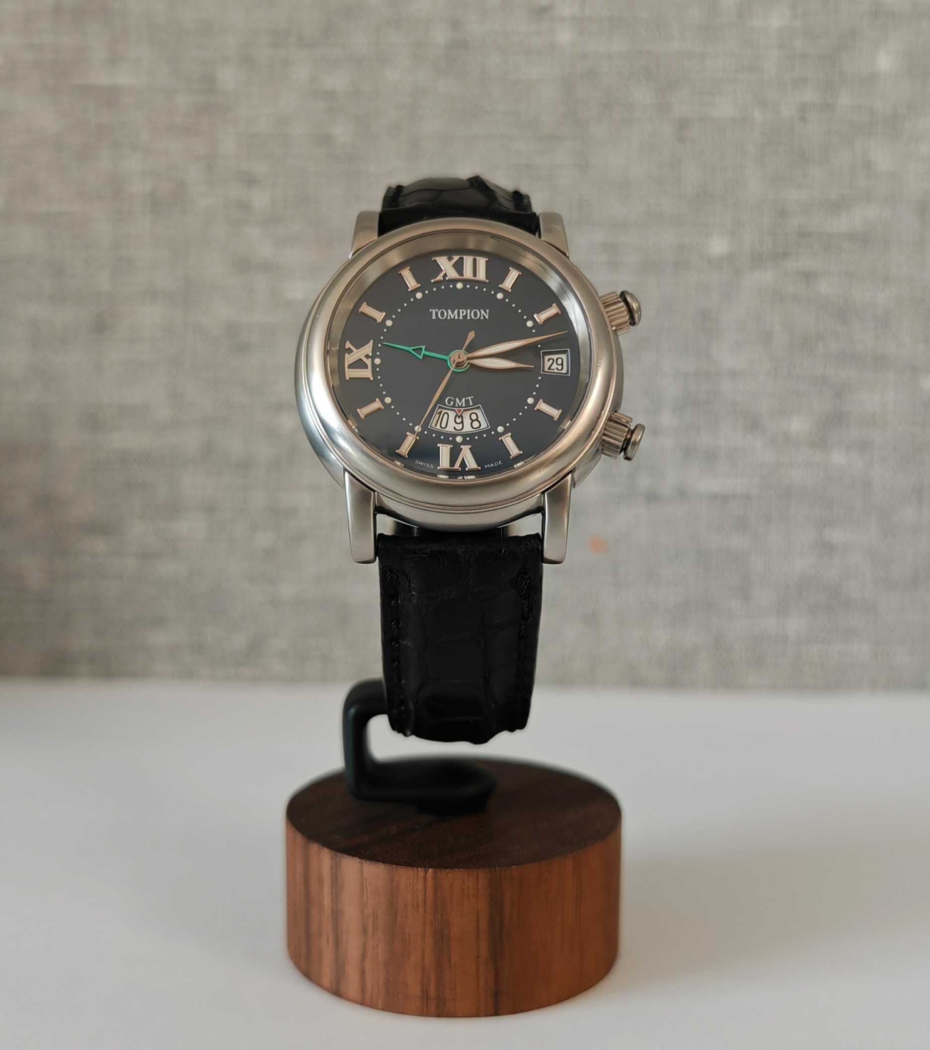 Чоловічий годинник Tompion (Graham) Automatic GMT Alarm 40.5mm Swiss