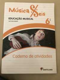 Caderno de atividades “Música Seis”