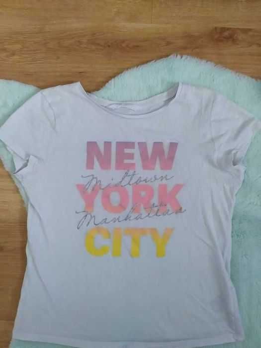 Nowa niższa cena! T-shirty dla dziewczynki (11 sztuk), rozmiar 146/152