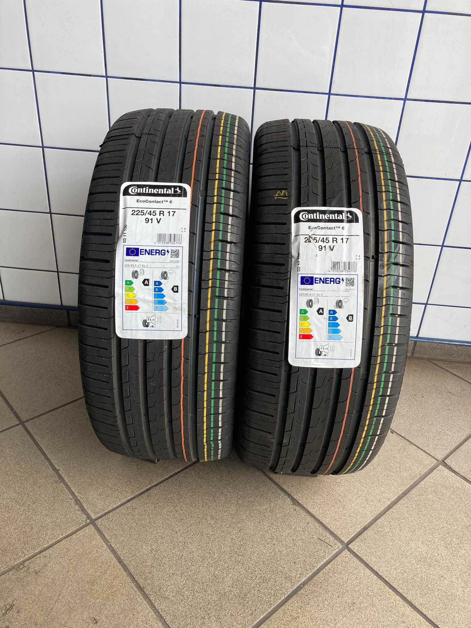 2szt. Nowe 225/45R17 Continental Ecocontact 6 [575]