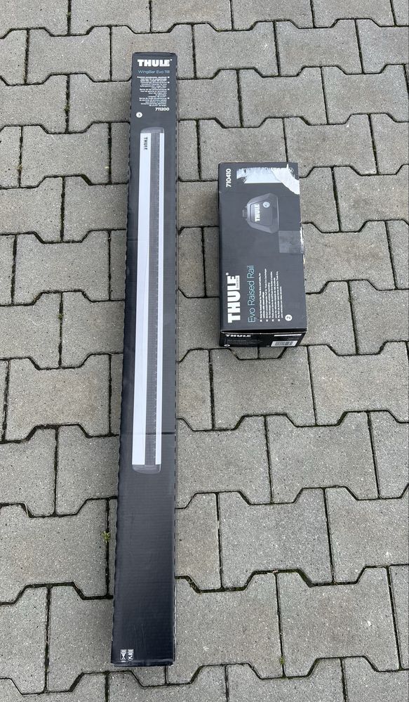 Bagażnik Thule 7104 wingbar evo  belki Nowy
