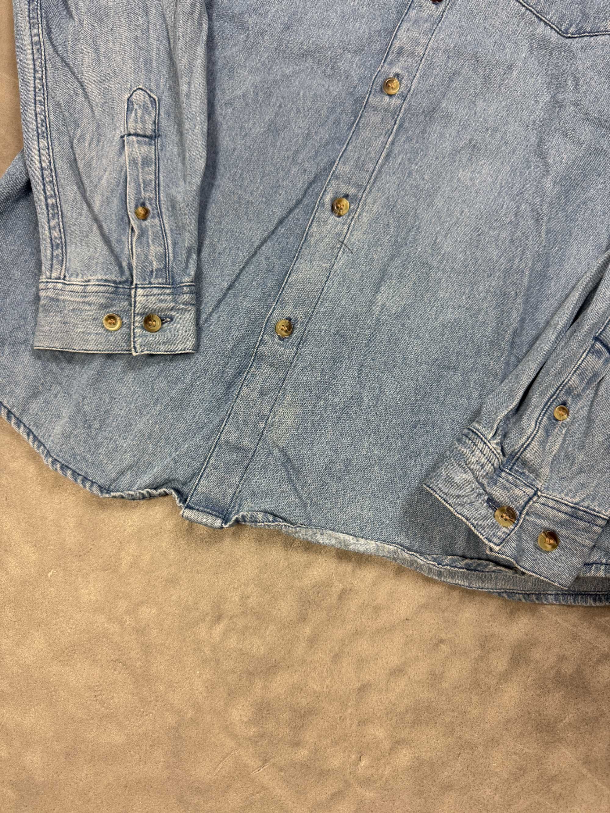 Pull & Bear niebieska jeansowa koszula denim y2k (M/L) streetwear 90s