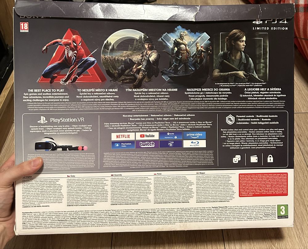 Konsola PlayStation 4 Days Of Play Limited Edition + Gra + Ładowarka