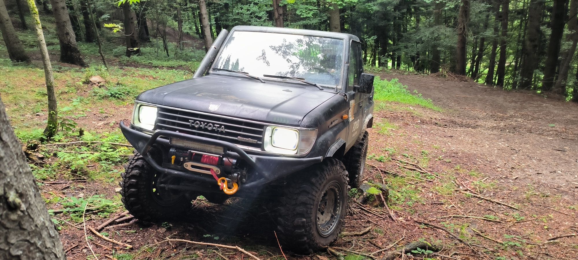 Toyota lj 70 rama polift swap 3uz-fe mosty