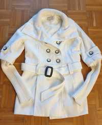 Biały płaszcz, płaszczyk w rozmiarze L