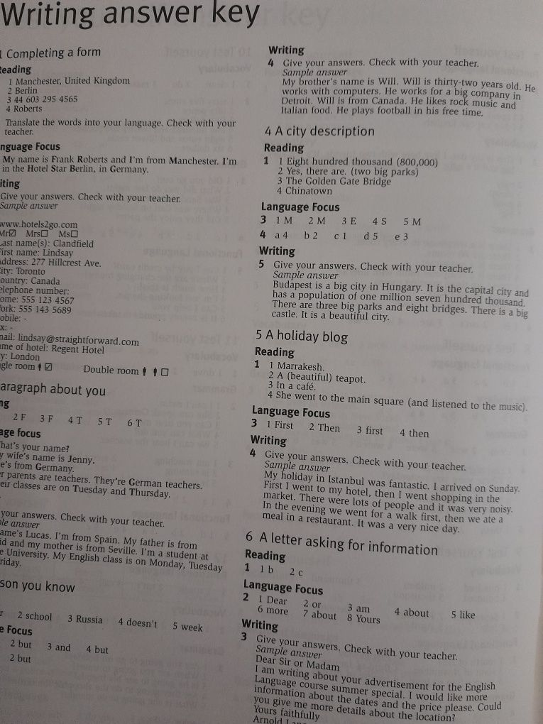 Straightforward Beginner Workbook