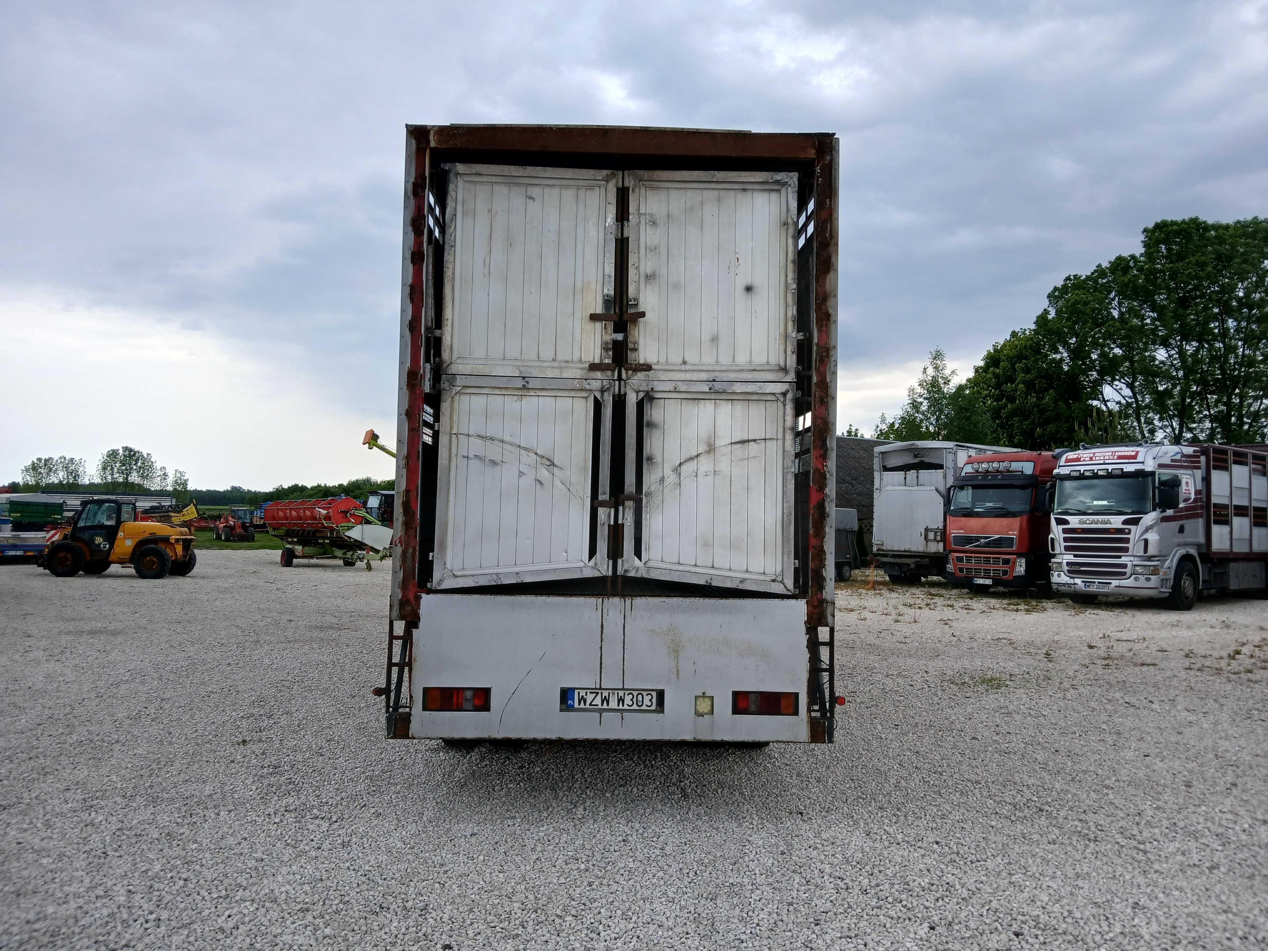 Samochód ciężarowy Volvo FH12 do przewozu żywca