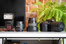Nikon D3300 + 3 obiektywy + lampa + statyw + torba