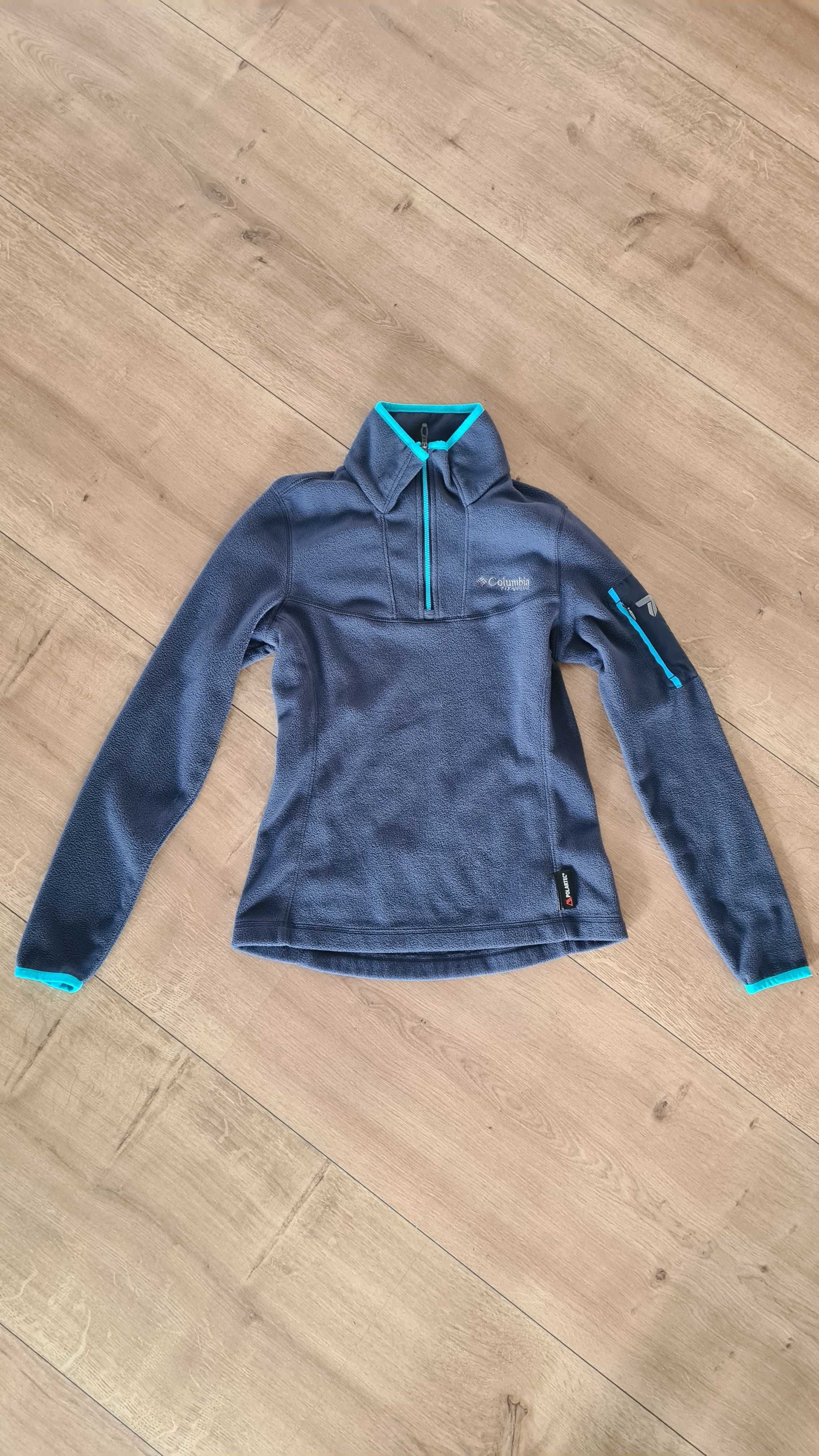 Bluza polarowa. Polar Columbia. Niebieska. Rozmiar XS.