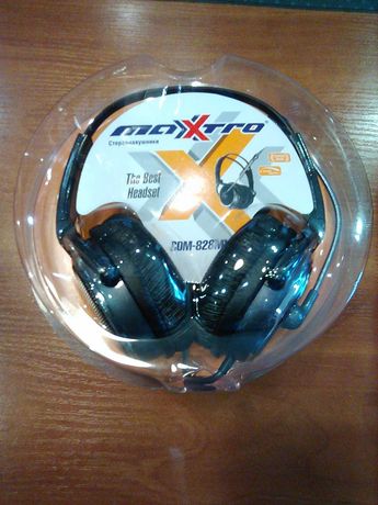 Навушники с микрофоном Maxxtro CDM-828MV Новые Суперкачество