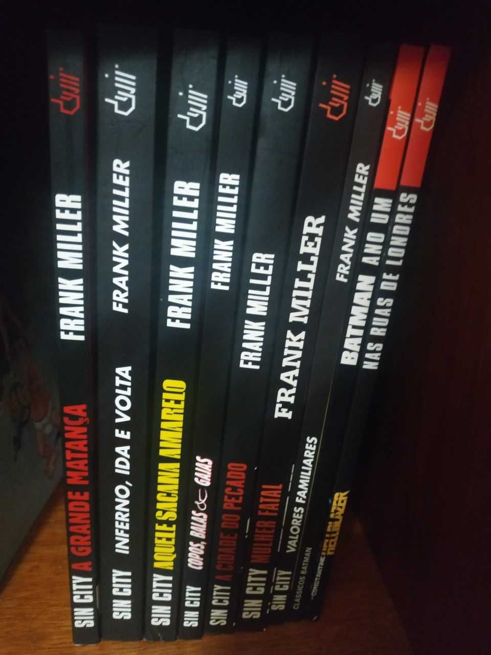 Livros BD Banda Desenhada Sin City Frank Miller e outros