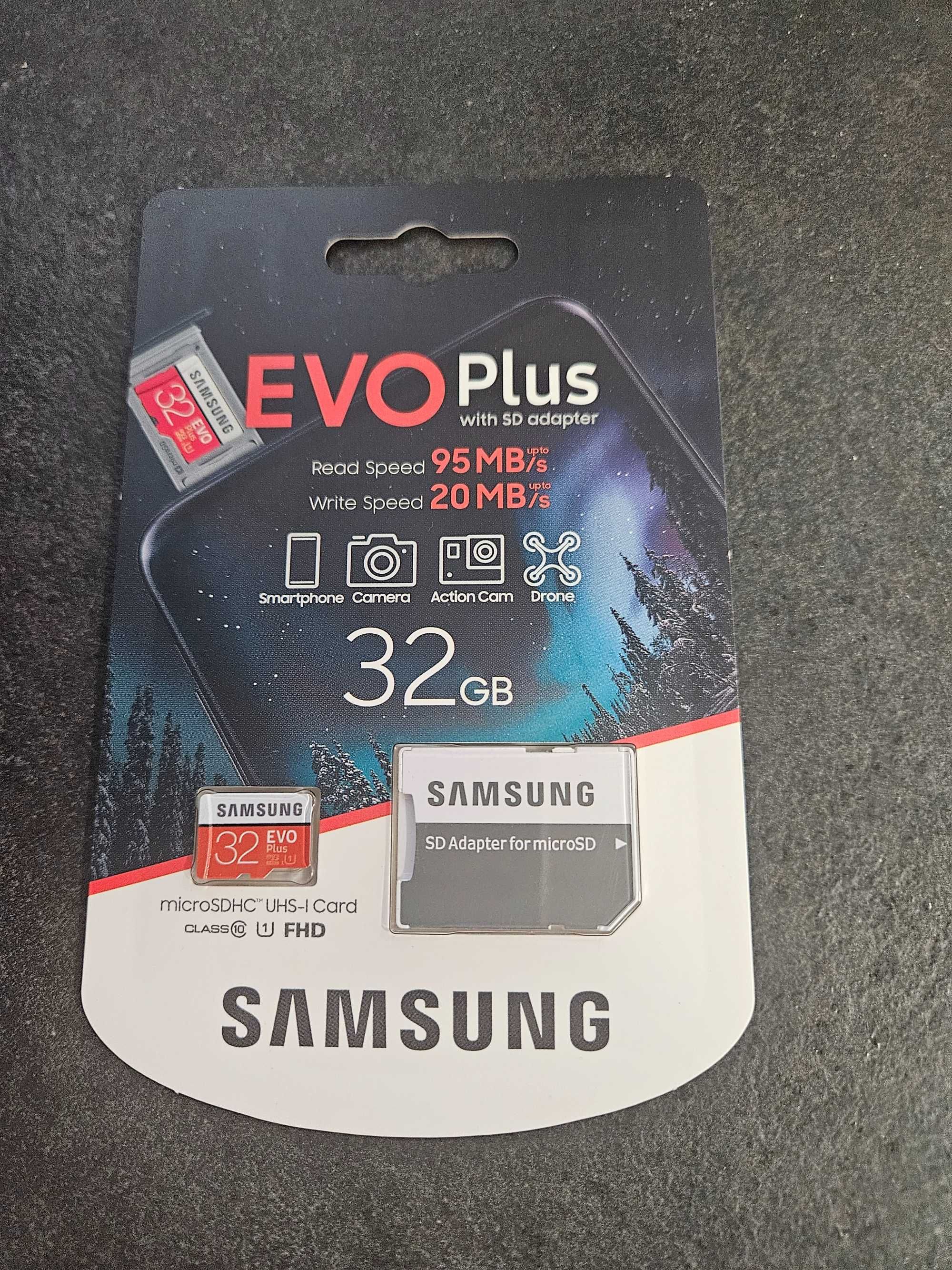 Samsung EVO Plus 32GB Karta pamięci micro SD  Skup Wrocław