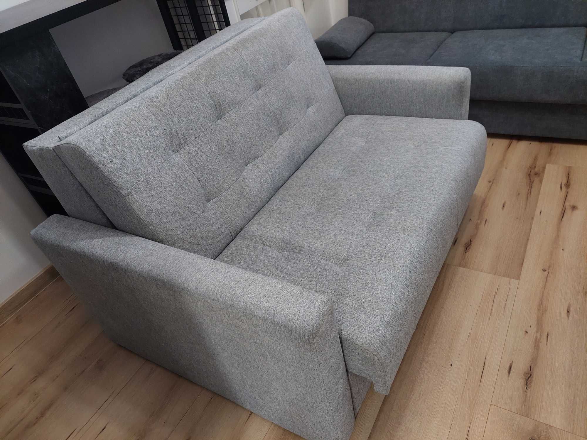 2 osobowa sofa rozkładana z pojemnikiem