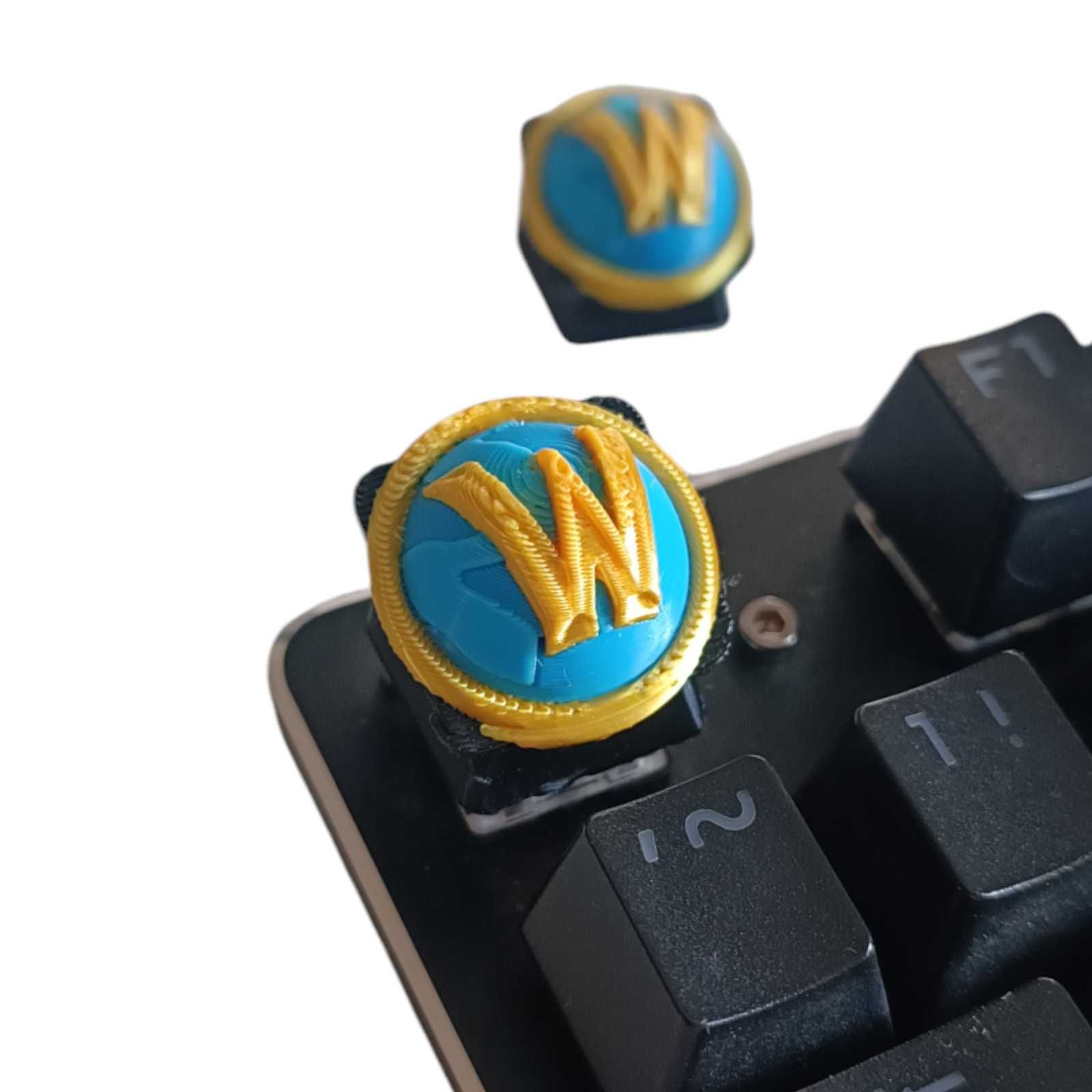 Keycap World of Warcraft logo, wow, klawiatura, klawisze