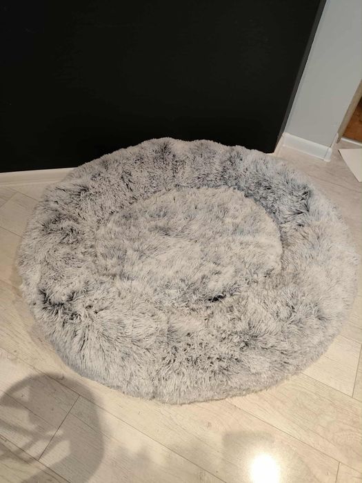 Nowe Puszyste legowisko dla psa kota okrągłe możliwość prania 100cm 66