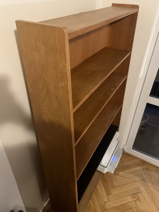 Regal drewniany vintage lata 70
