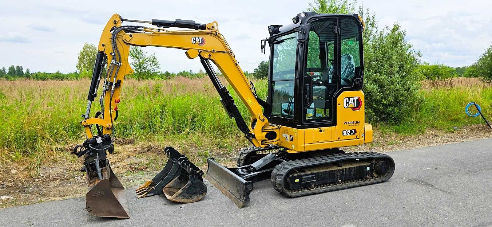 Caterpillar 302,7CR - 2023 rok, 467h, CAT 302.7, Cat 302 , Cat 303