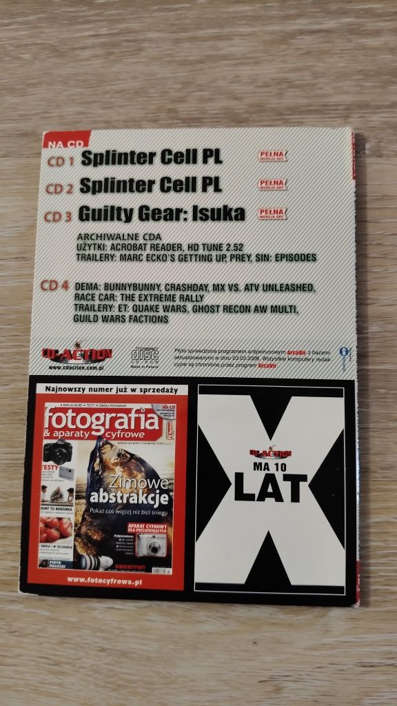 Gry Codename Panzers, Eurocops, Splinter Cell CD Action 2006