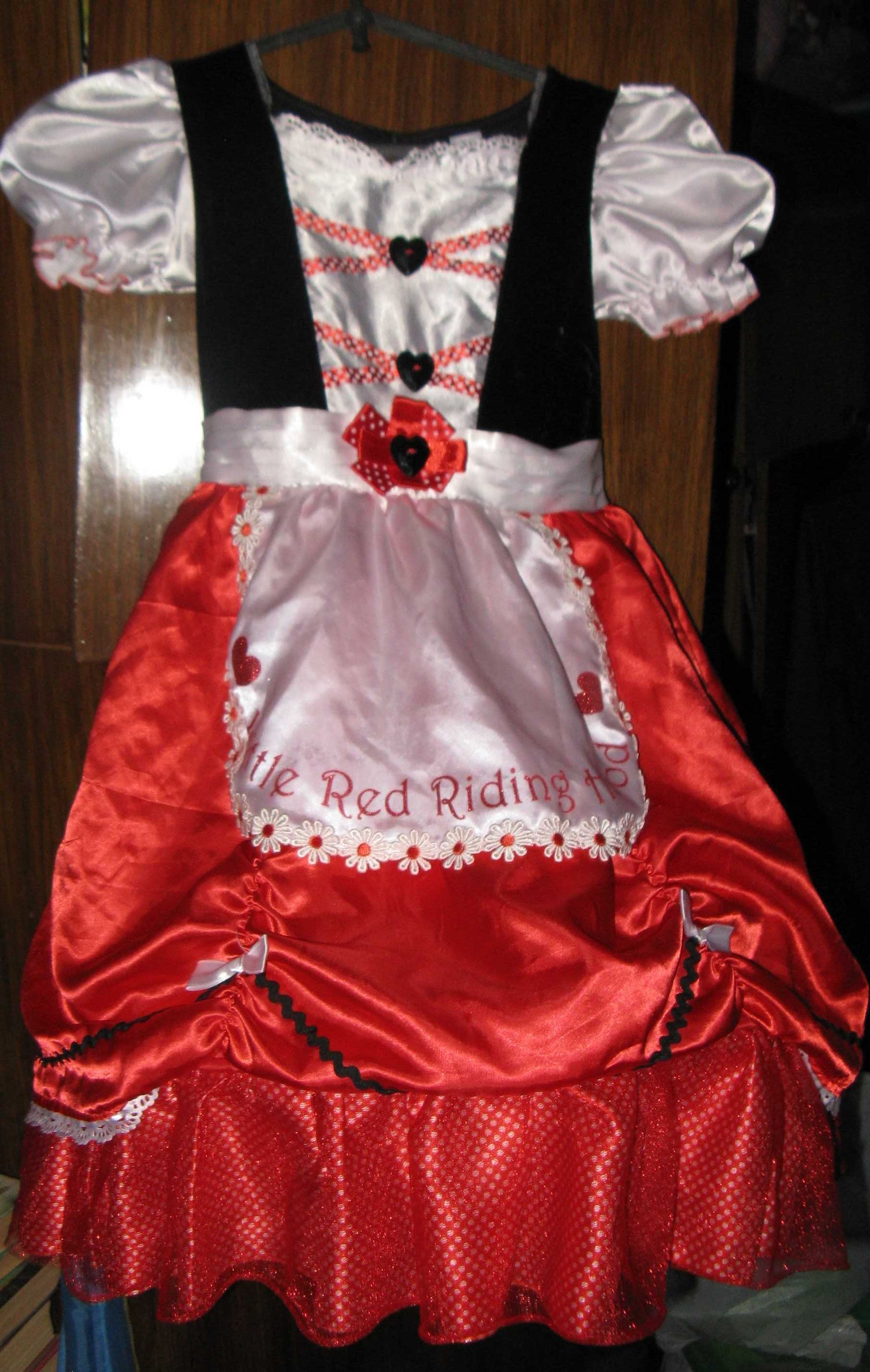 Маскарадный карнавальный костюм красная шапочка Tu 7-8 лет