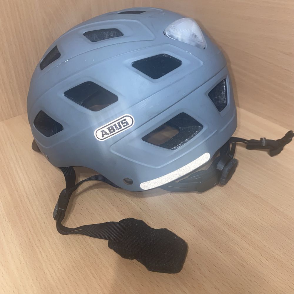 Велосипедный шлем Abus HYBAN concrete grey (размер 52-58см)