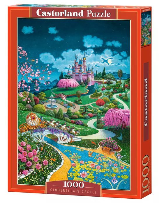 Puzzle 1000 elementów. Zamek Kopciuszka. Castorland
