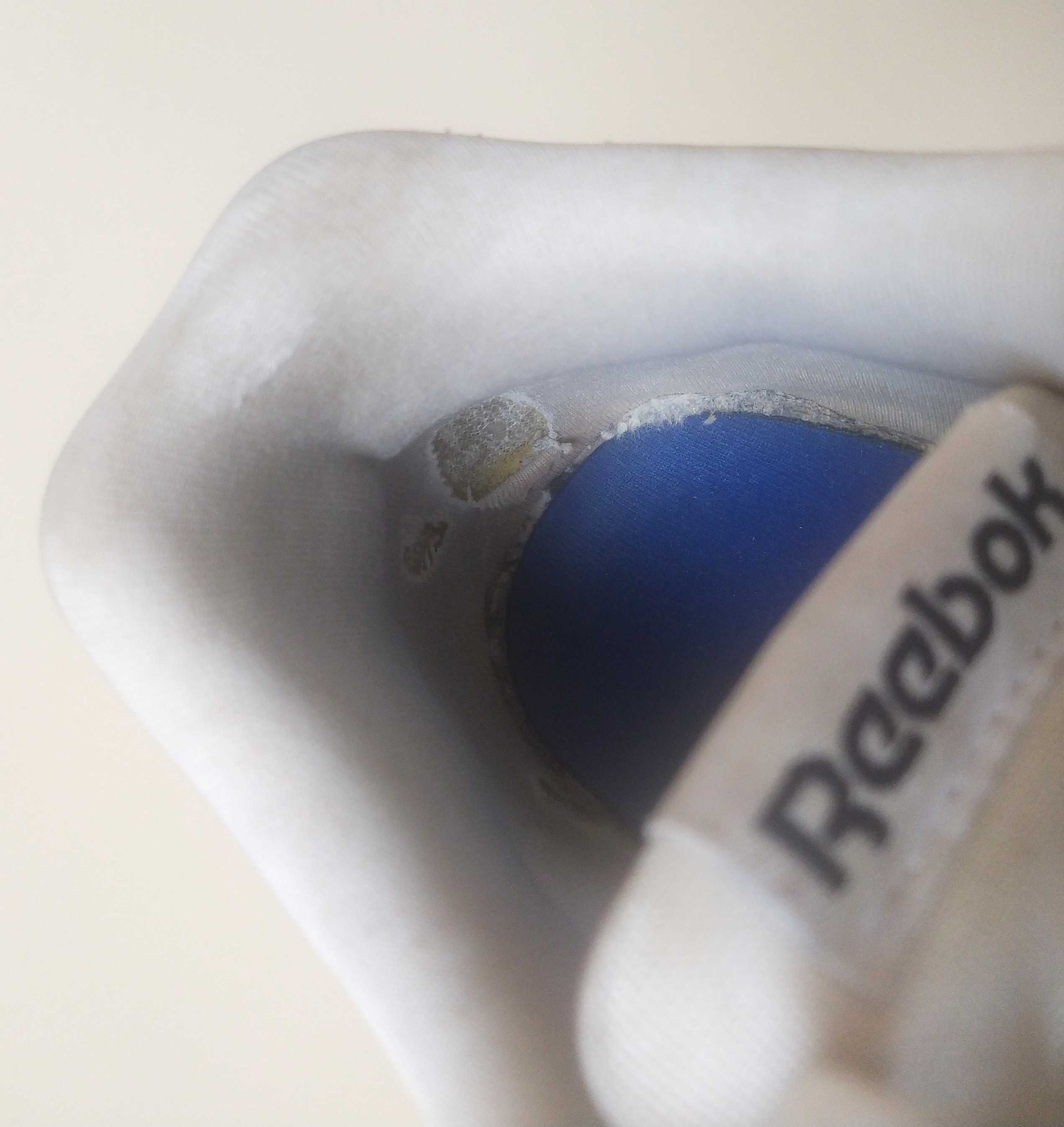 Białe skórzane buty sportowe , Reebok, rozmiar 38.5