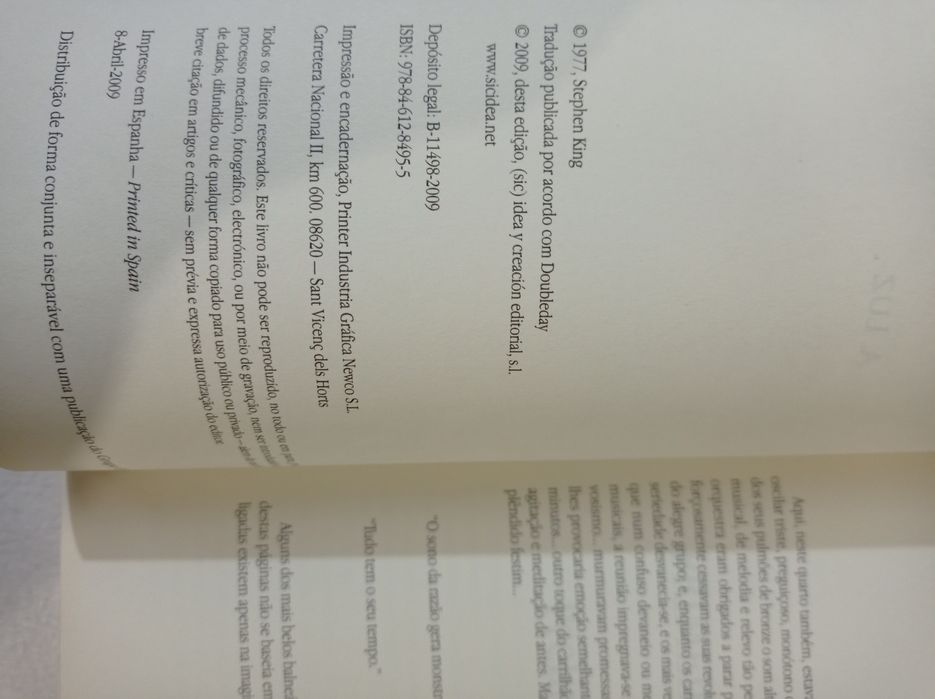 A luz - Stephen King