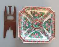 Prato chinês quadrado