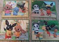 8x Puzzle Frozen Kraina Lodu Bing Myszka Miki