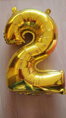 Balon drugie urodzin, cyfra dwa 2