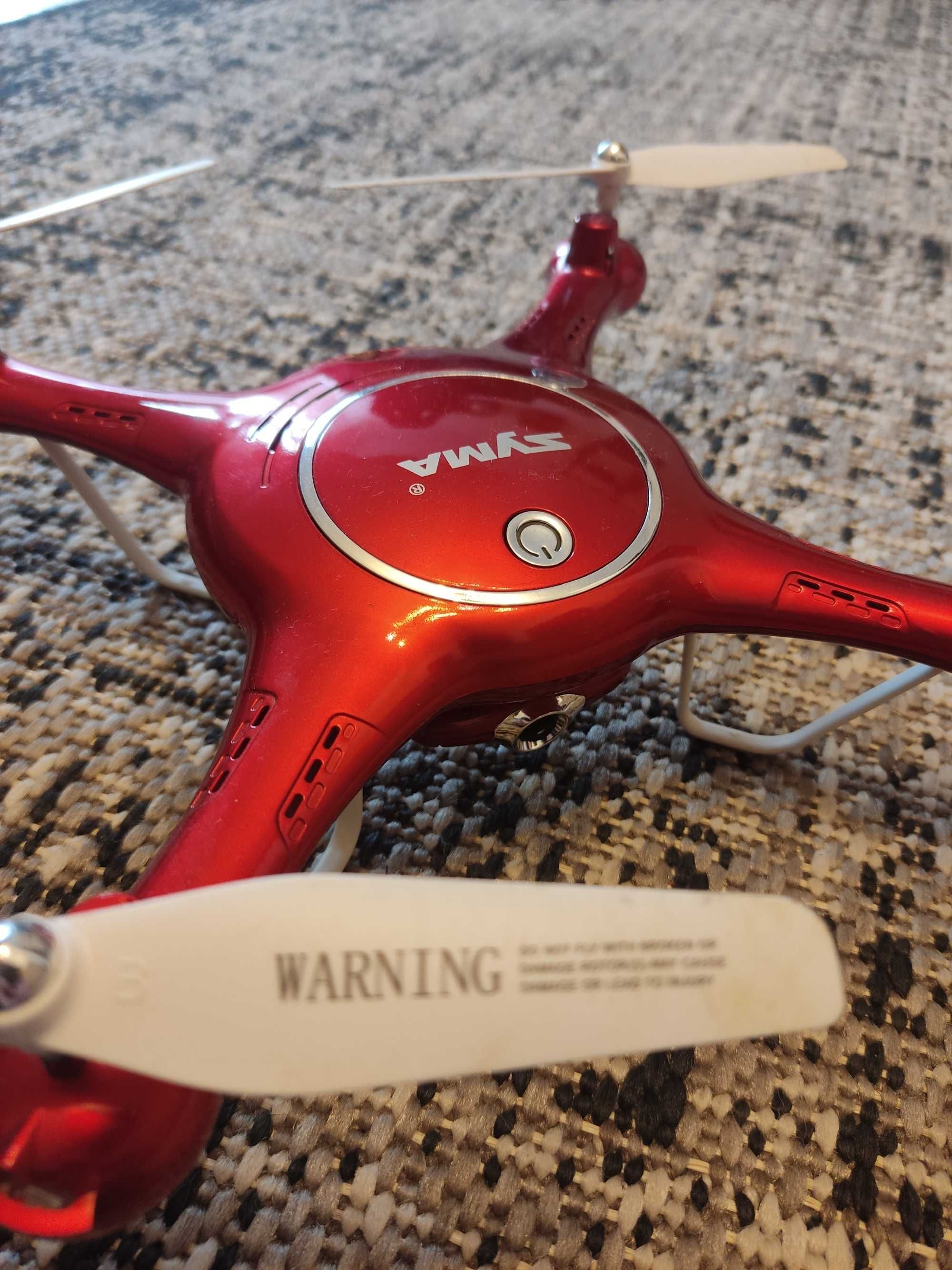 Dron z kamerą Syma X5UW - czerwony