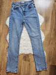 Spodnie jeansowe straight z rozcięciem M 38 H&M