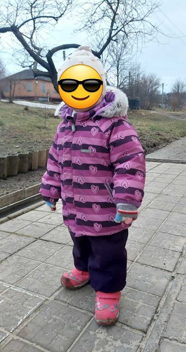 Lenne зимний комбенизон для девочки 80+6